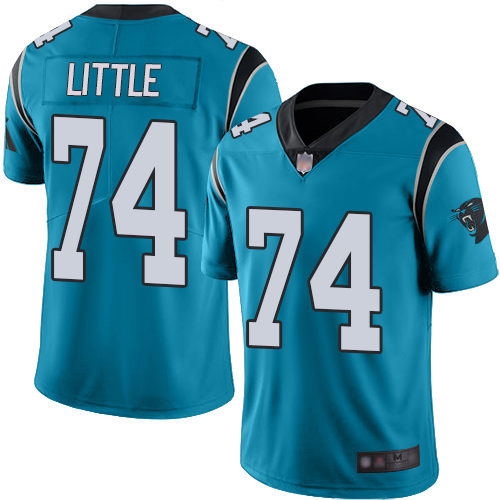 Carolina Panthers Limited Blue Youth Greg Little Alternate Jersey NFL Football #74 Vapor Untouchable